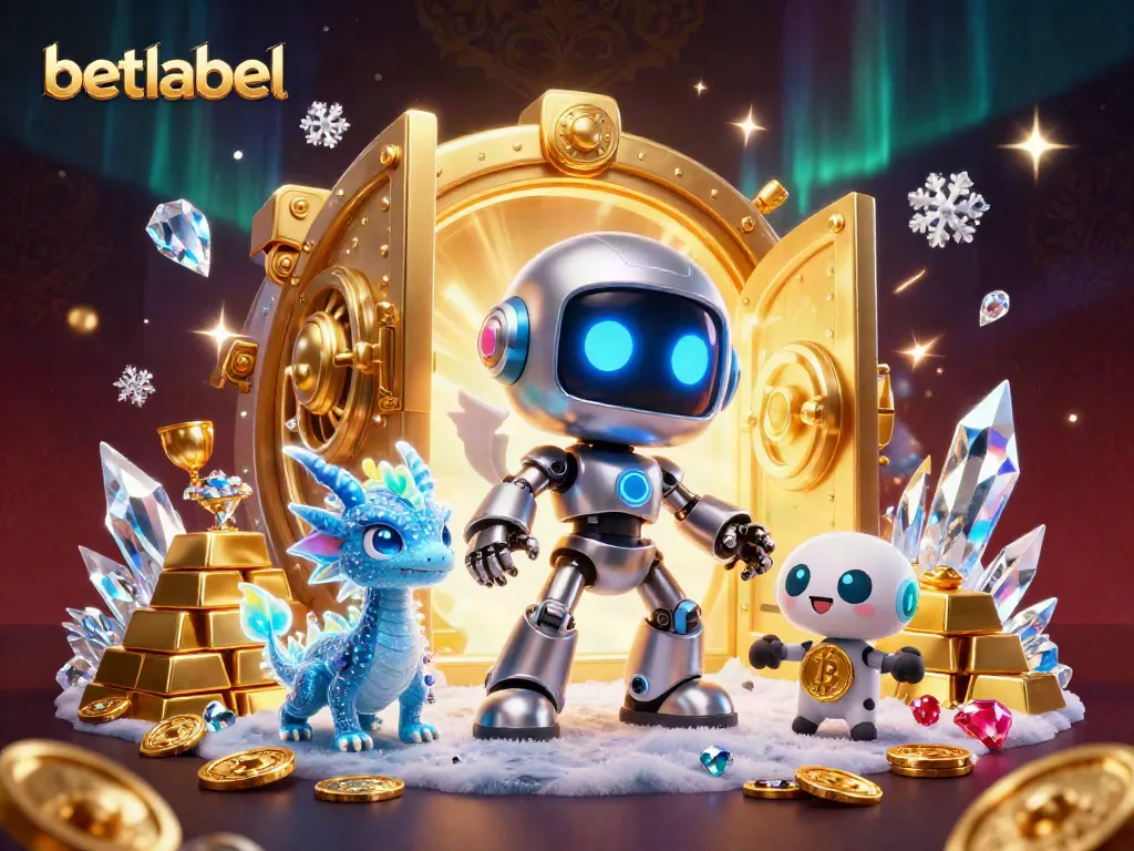 Experience thrilling bets with betlabel in an electrifying 3D casino scene full of riches.